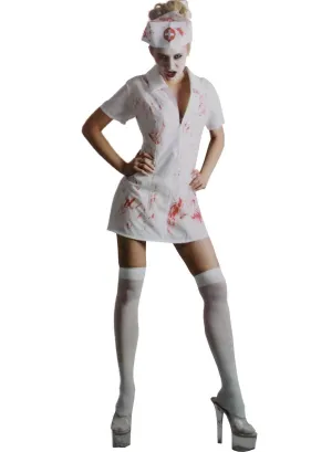Blood Splattered Killer Nurse Womens Halloween Costume