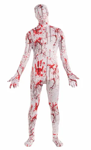 Blood Splattered Second Skin Teen Halloween Costume