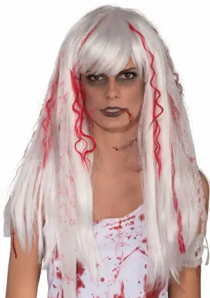 Blood Splattered Womens Zombie Wig