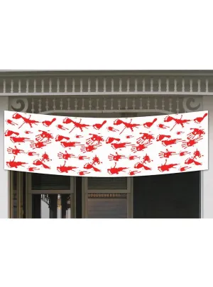 Bloody Hands and Feet Creepy Cloth Halloween Decoration