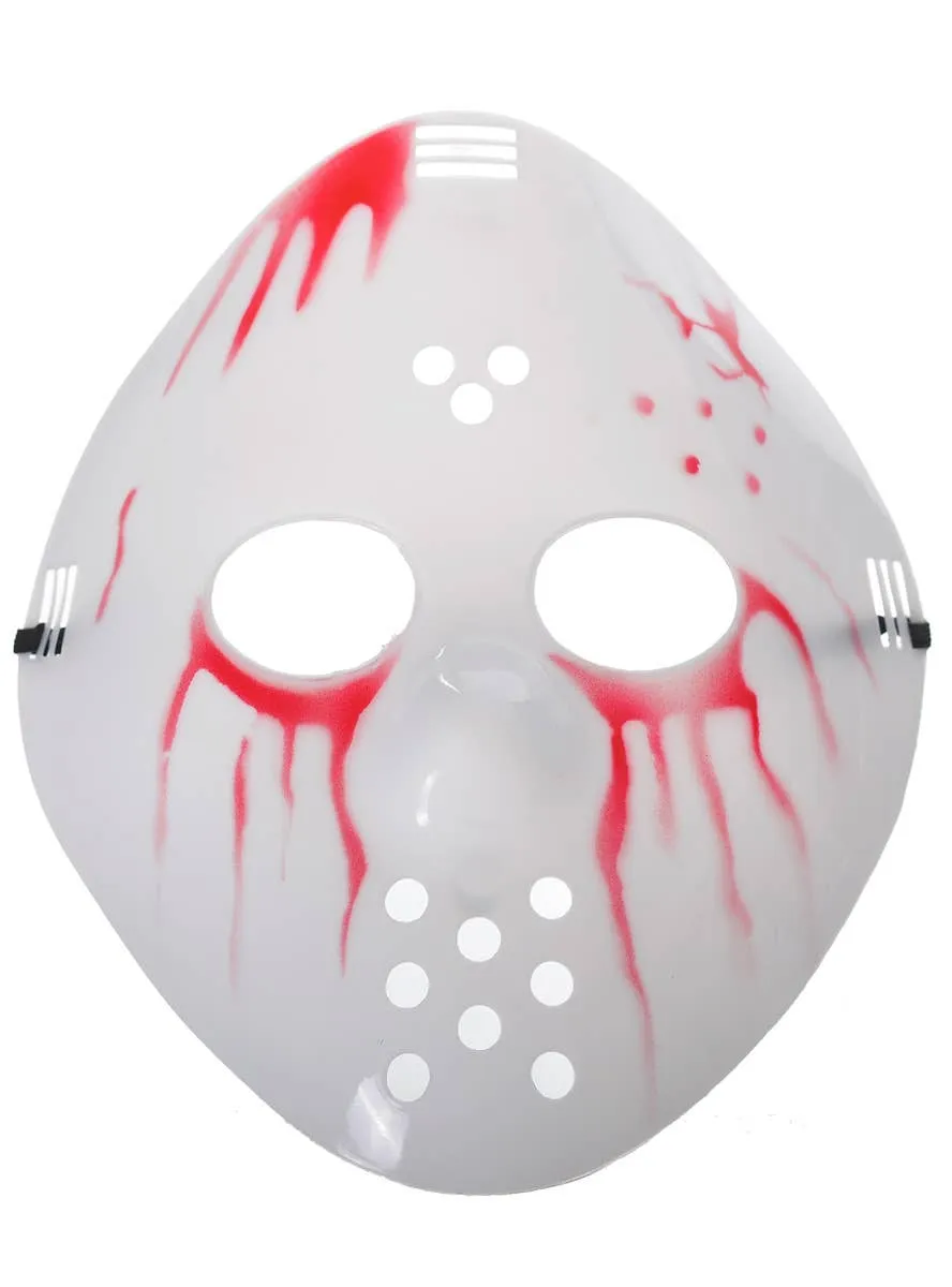 Bloody Jason Halloween Costume Hockey Mask