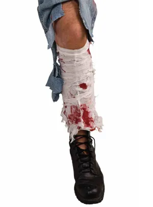 Bloody Leg Bandage Halloween Costume Accessory