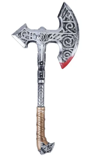 Bloody Medieval Axe Halloween Weapon