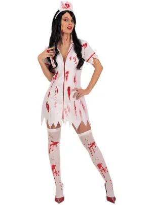Bloody Nurse Womens Halloween Costume