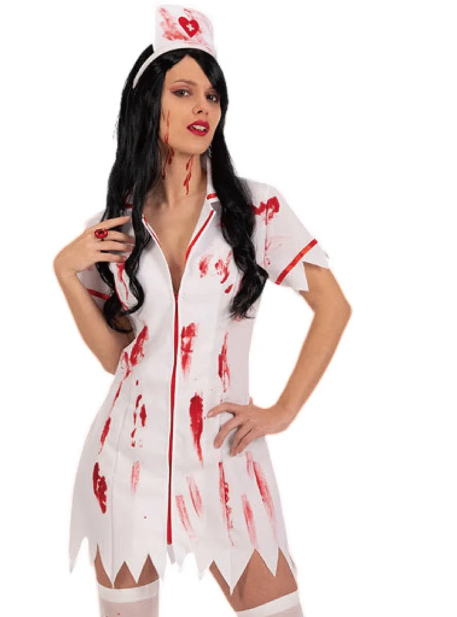 Bloody Nurse Womens Halloween Costume
