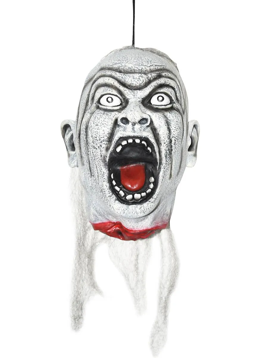 Bloody Severed Ghoul Head Halloween Decoration