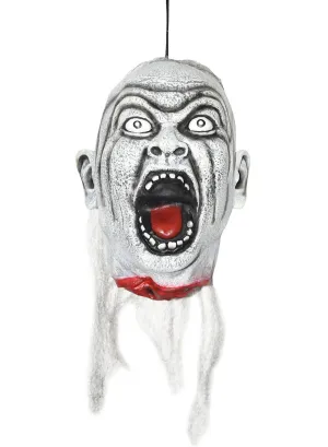 Bloody Severed Ghoul Head Halloween Decoration