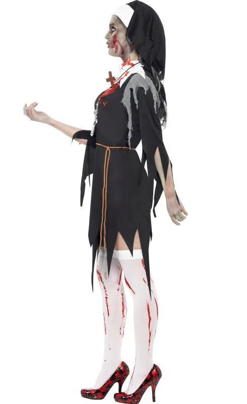 Bloody Sister Mary Womens Halloween Zombie Costume