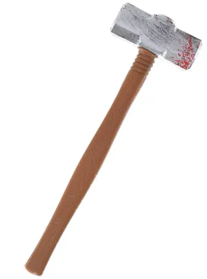 Bloody Sledge Hammer Costume Weapon