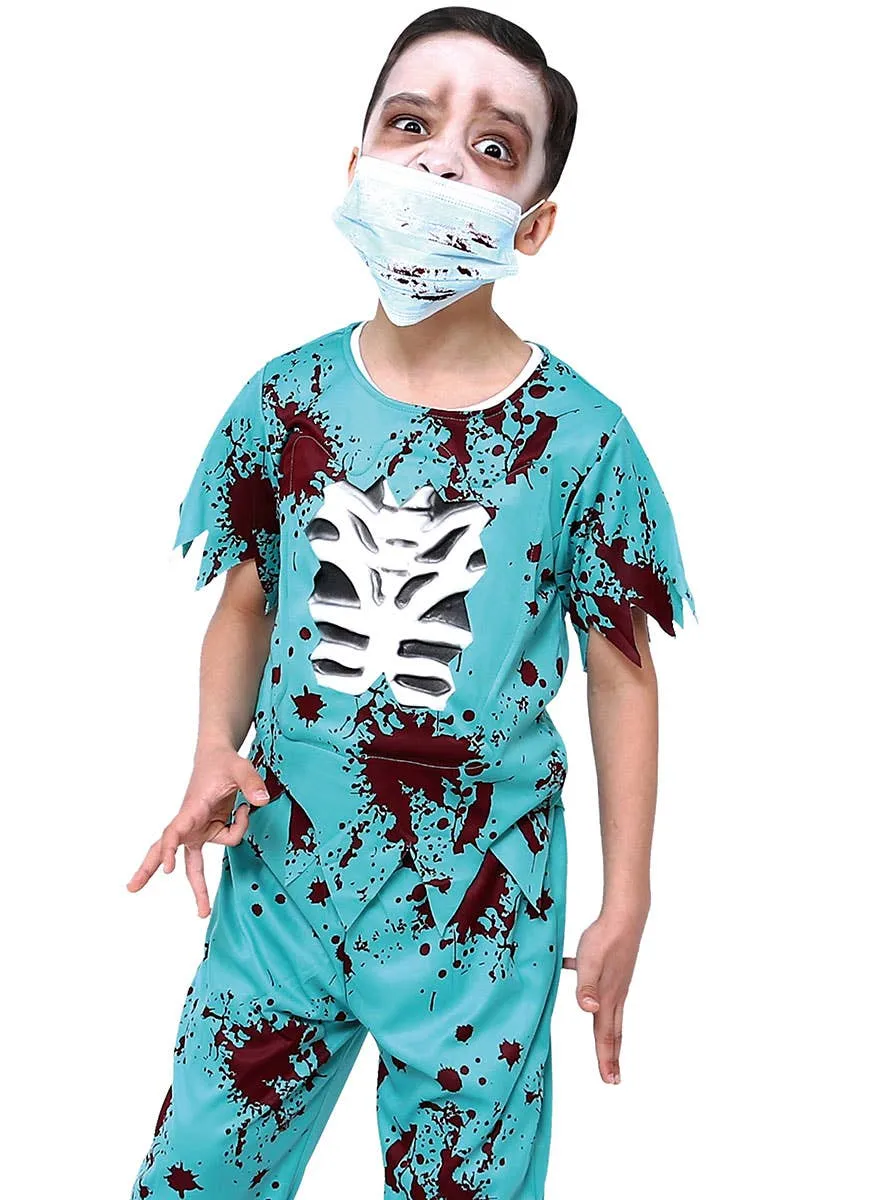 Bloody Zombie Doctor Boys Halloween Costume