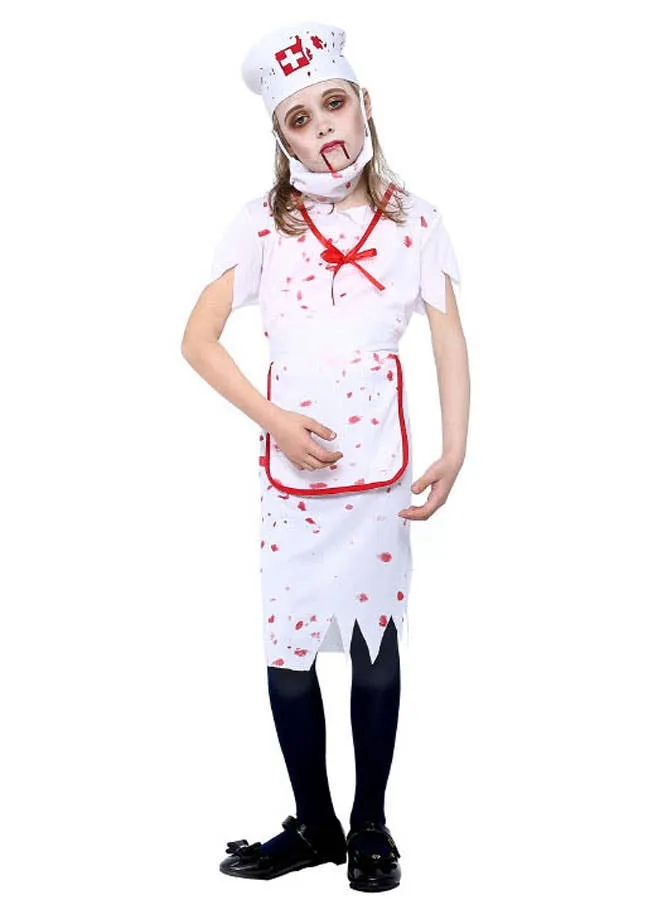 Bloody Zombie Nurse Girls Halloween Costume