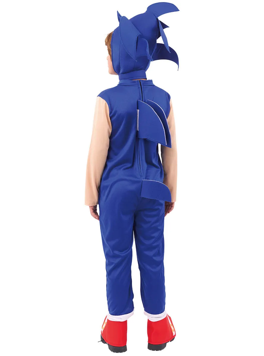 Blue Hedgehog Boys Gamer Costume
