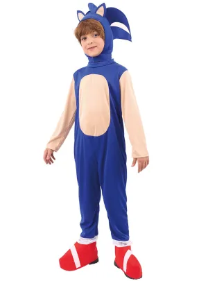Blue Hedgehog Boys Gamer Costume