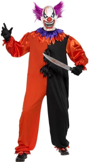Bo Bo The Clown Mens Halloween Costume