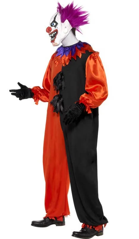 Bo Bo The Clown Mens Halloween Costume