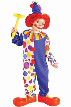 Bobo the Circus Clown Kids Costume