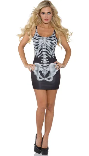 Bones Womens Sexy Skeleton Halloween Costume
