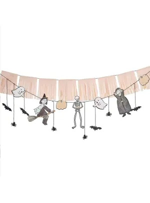 Boo Crew Halloween Characters Bunting with Tassels