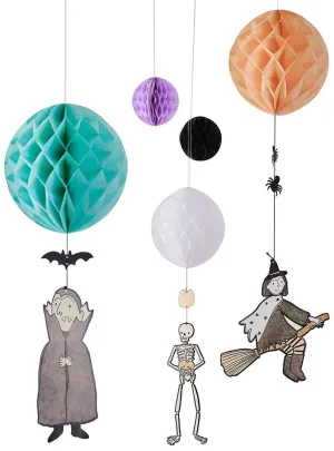 Boo Crew Halloween Characters Hanging Decorations