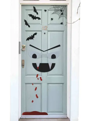 Boo Crew Monster House Halloween Door Stickers