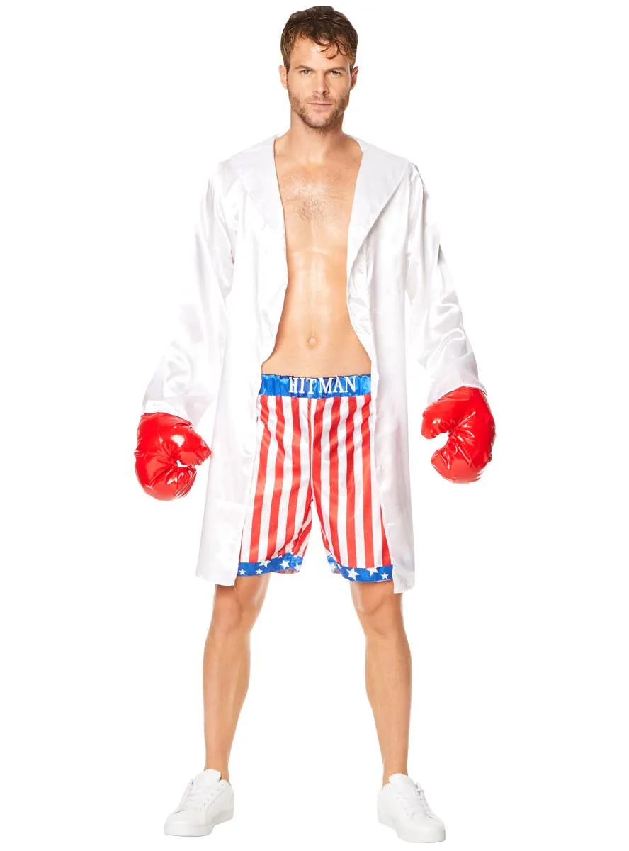 Boxing Champion Mens Sports Fancy Dress Costume