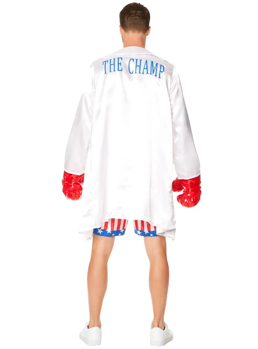 Boxing Champion Mens Sports Fancy Dress Costume