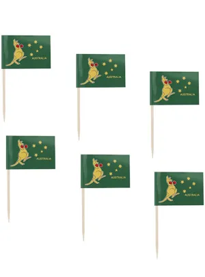 Boxing Kangaroo 50 Pack Green And Gold Australian Food Picks