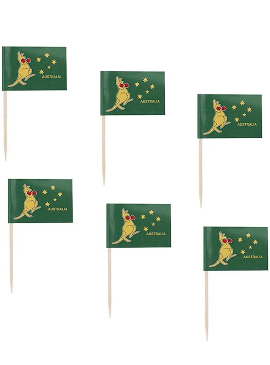 Boxing Kangaroo 50 Pack Green And Gold Australian Food Picks