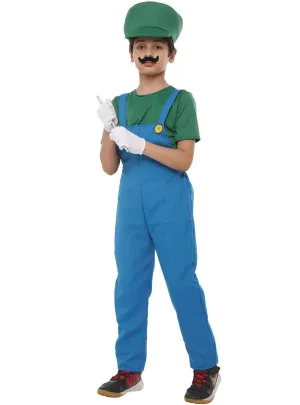 Boys Green Plumber Book Week Costume