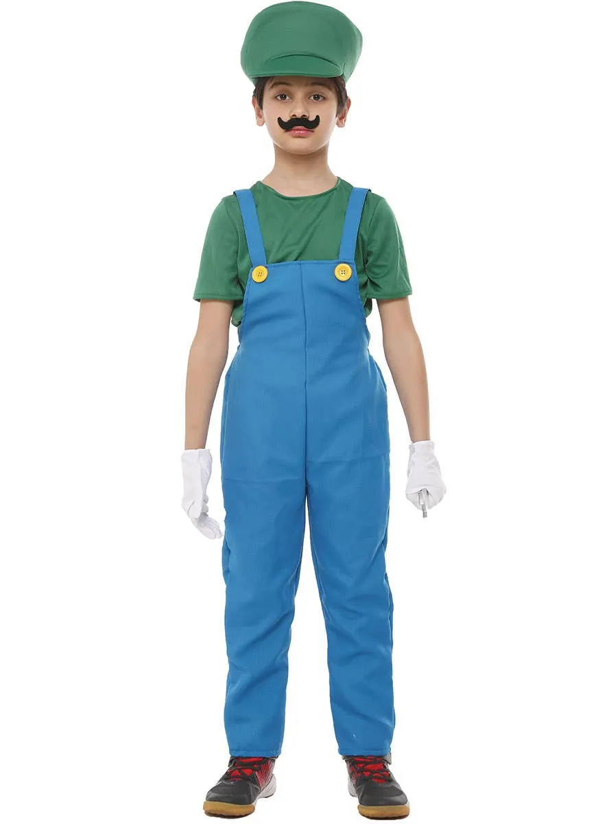 Boys Green Plumber Book Week Costume