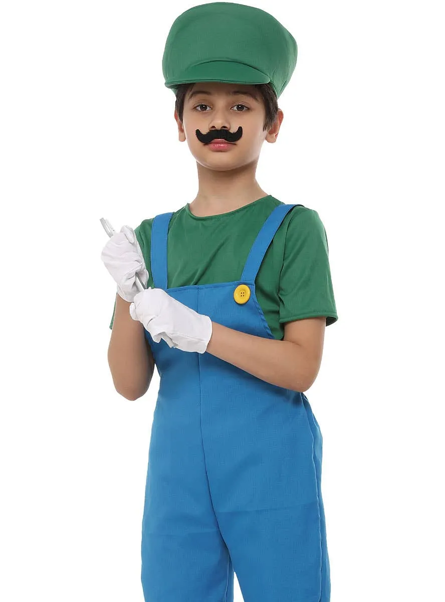 Boys Green Plumber Book Week Costume