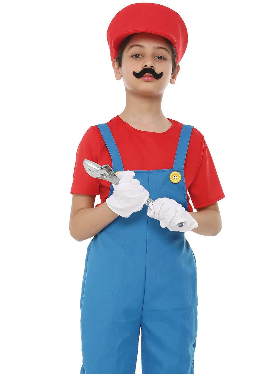 Boys Red Plumber Book Week Costume