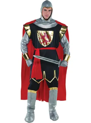 Brave Crusader Mens Medieval Knight Costume