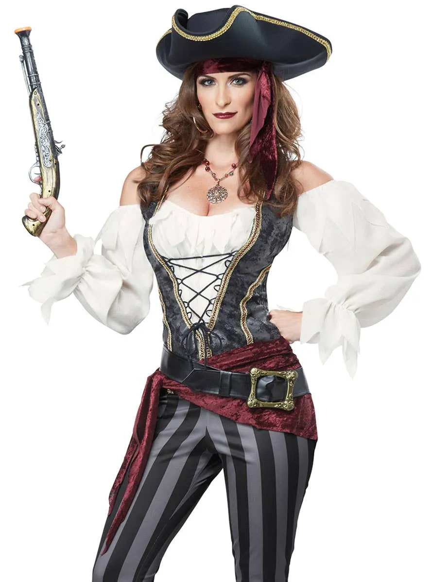 Brazen Buccaneer Womens Deluxe Pirate Costume