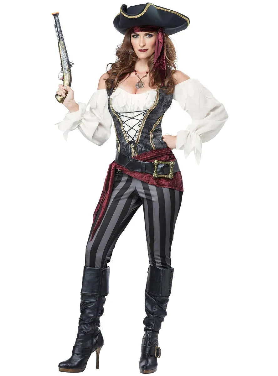 Brazen Buccaneer Womens Deluxe Pirate Costume