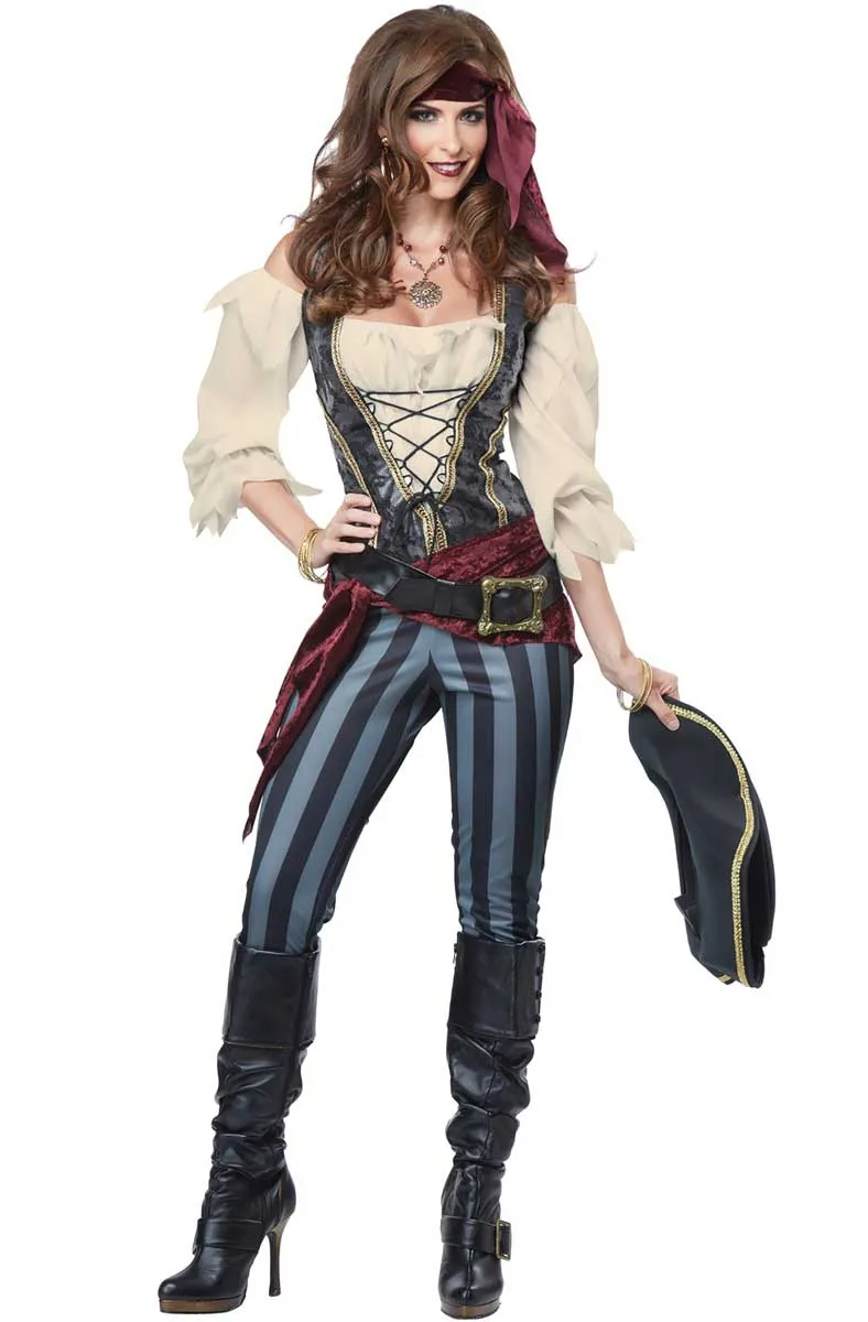 Brazen Buccaneer Womens Deluxe Pirate Costume