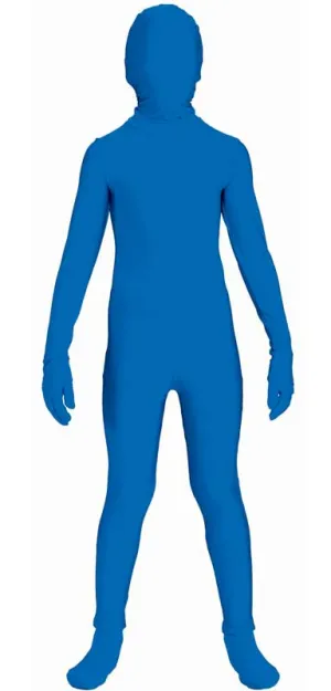 Bright Blue Second Skin Boys Dress Up Costume