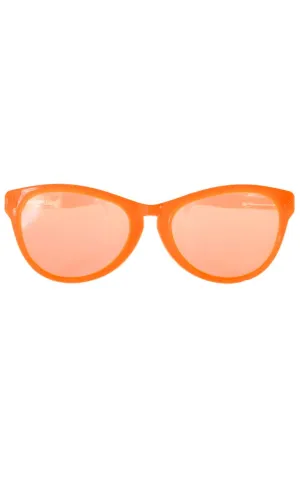 Bright Orange Giant Novelty Costume Glasses