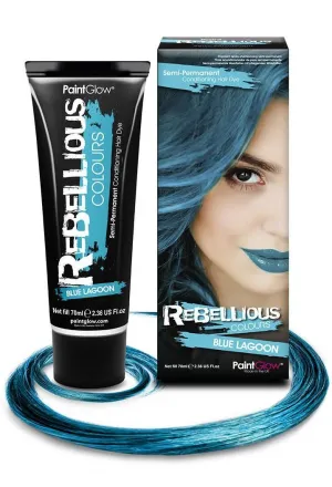 Bright Semi Permanent Blue Lagoon Hair Dye - Large 70ml