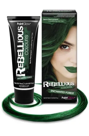 Bright Semi Permanent Enchanted Forest Green Hair Dye - Large 70ml