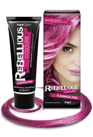 Bright Semi Permanent Flamingo Pink Hair Dye - Large 70ml