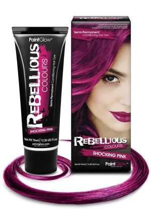 Bright Semi Permanent Shocking Pink Hair Dye - Large 70ml