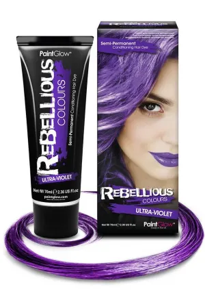 Bright Semi Permanent Ultra Violet Hair Dye - Large 70ml