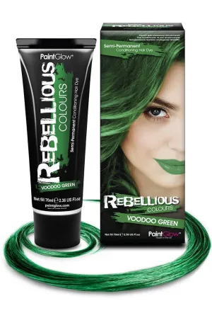 Bright Semi Permanent Voodoo Green Hair Dye - Large 70ml