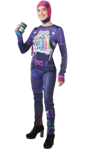 Brite Bomber Womens Fortnite Fancy Dress Costume