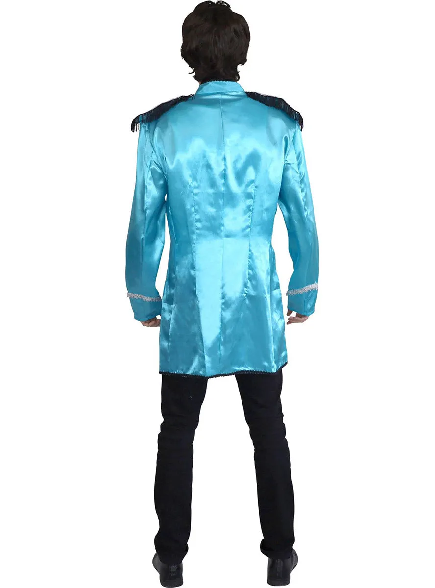 British Singer Mens Blue Beatles Costume Jacket