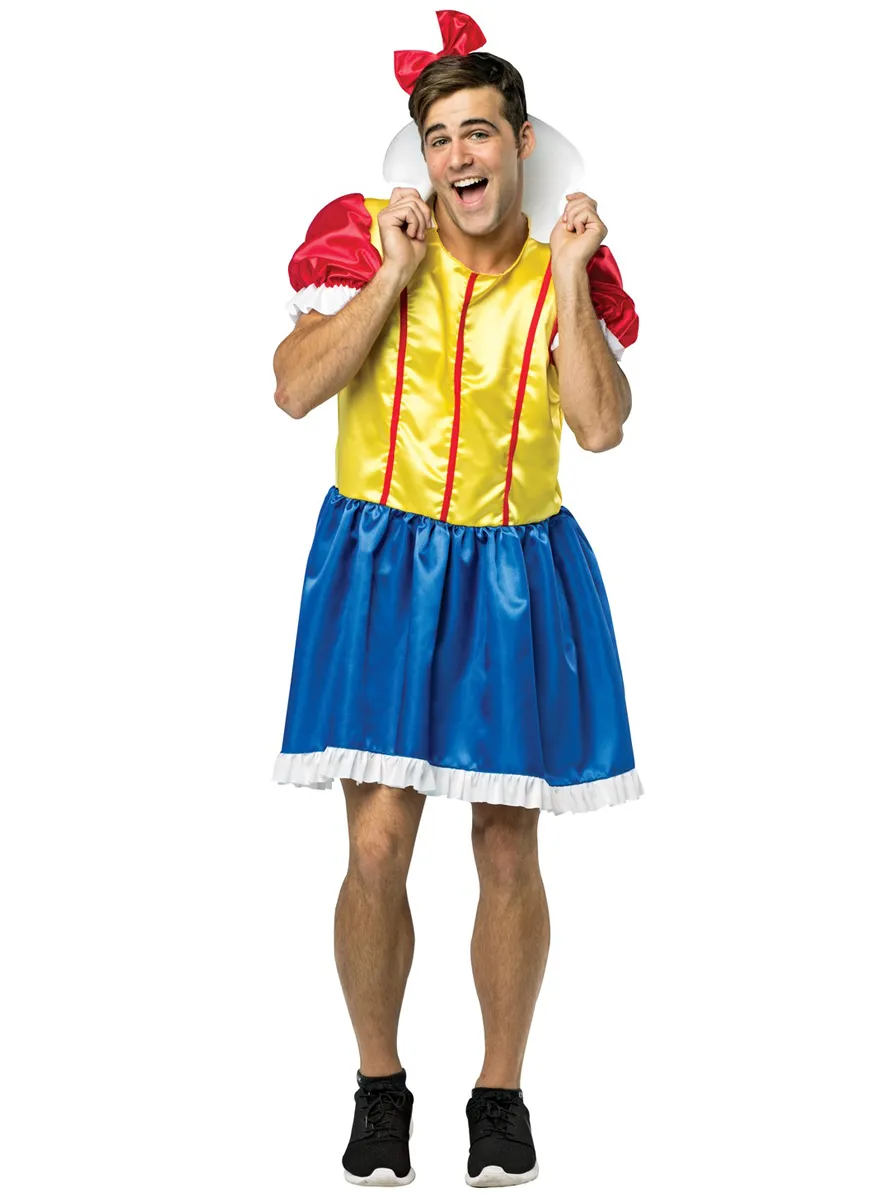 Bro White Mens Funny Fairytale Princess Costume