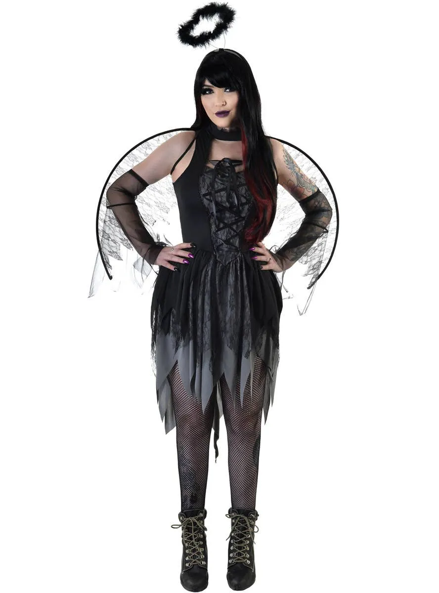 Broken Fallen Angel Womens Halloween Costume