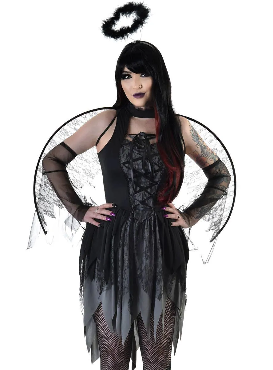 Broken Fallen Angel Womens Halloween Costume