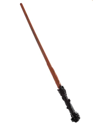 Bronze Look Wand Wizard Costume Accessory